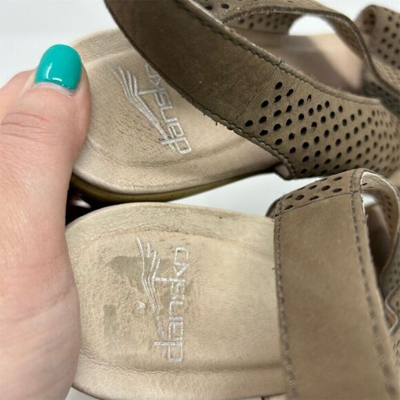 Dansko Jacinda Women's Tan Brown Slingback Sandals Size EU 36 (US 5.5-6) - Picture 11 of 12